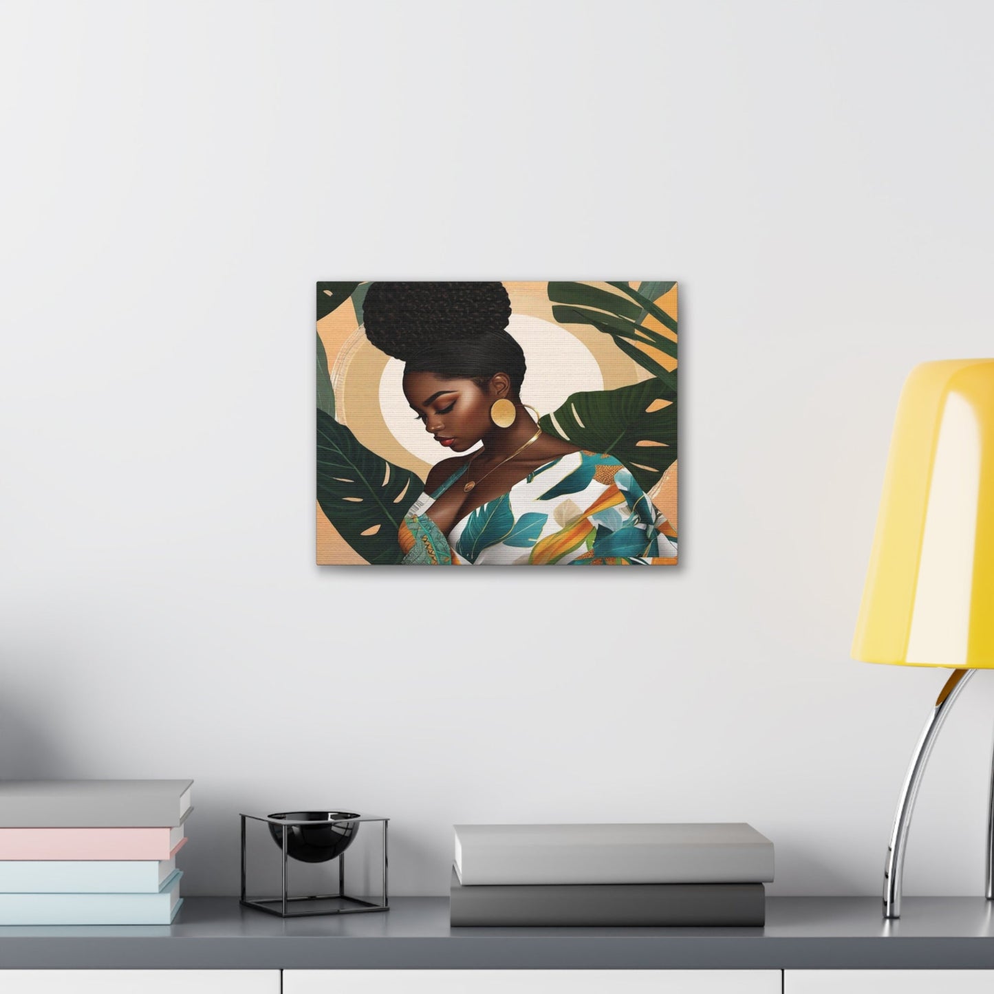 Afro Vibrance | Black Girl Art | Canvas Wraps - Totally Bri LLC