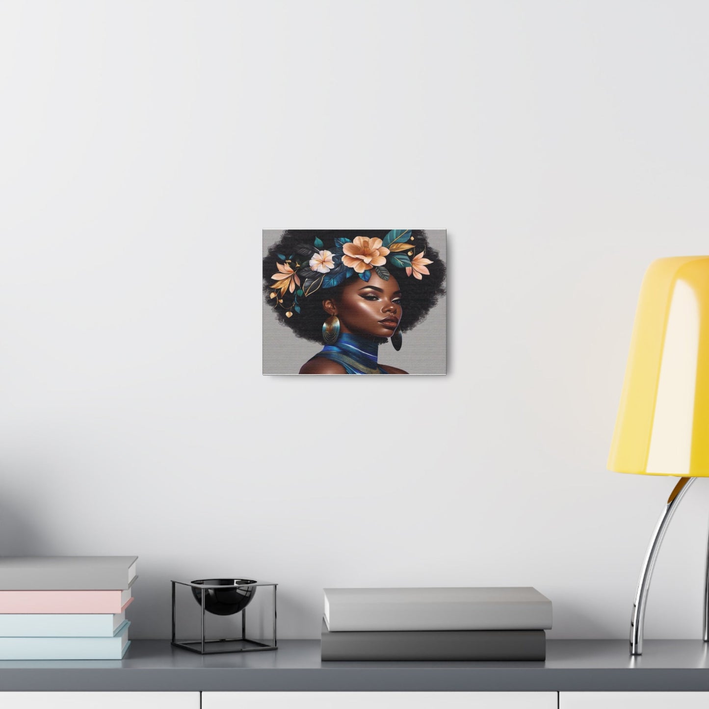 Beauty in Full Bloom | Black Girl Art | Canvas Gallery Wraps - Totally Bri LLC