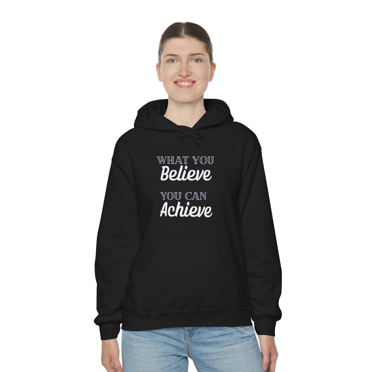 Believe and Achieve | Unisex Hoodie - Totally Bri LLC