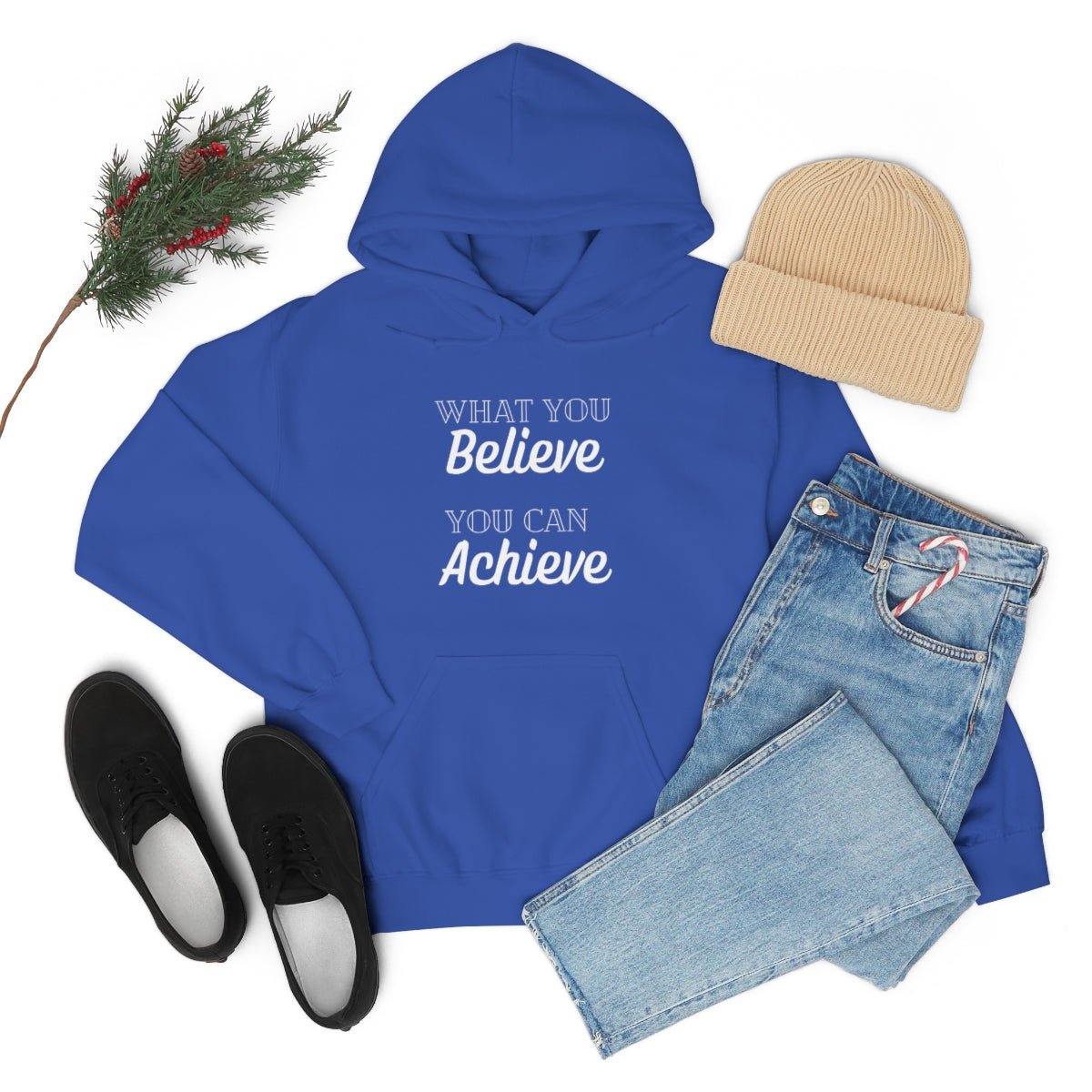 Believe and Achieve | Unisex Hoodie - Totally Bri LLC