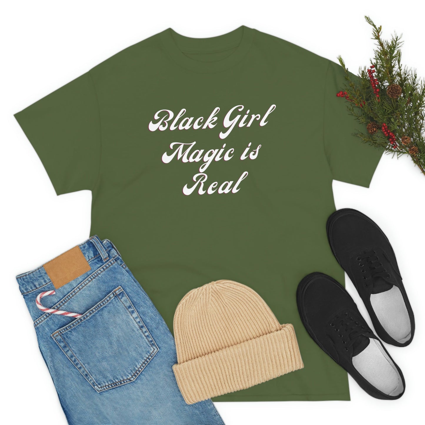 Black Girl Magic Is Real | T-Shirt - Totally Bri LLC