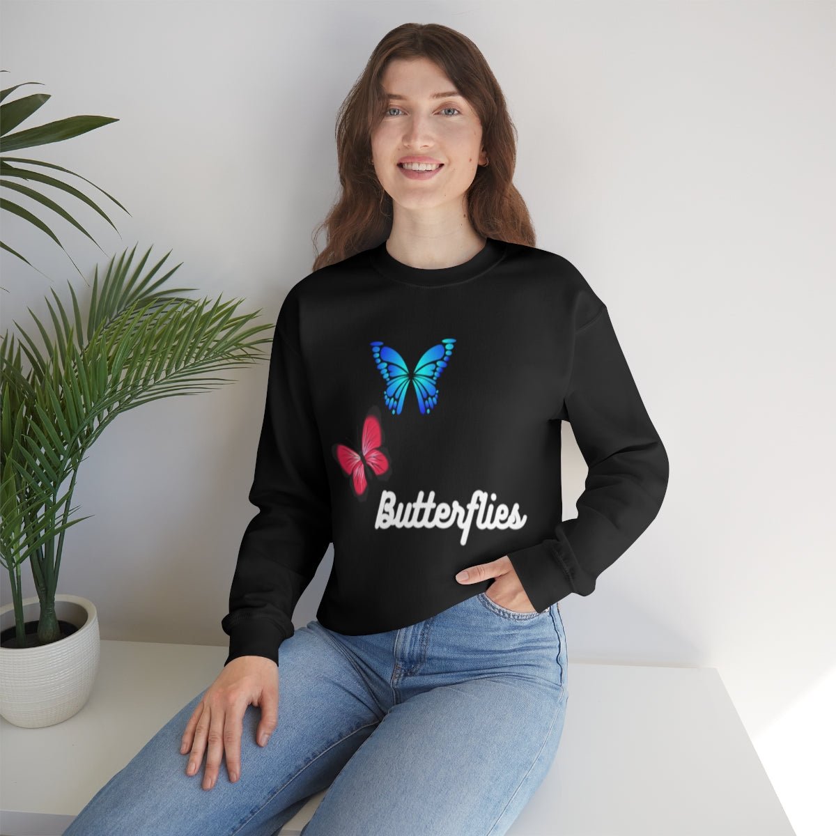 Butterflies | Crewneck Sweatshirt - Totally Bri LLC