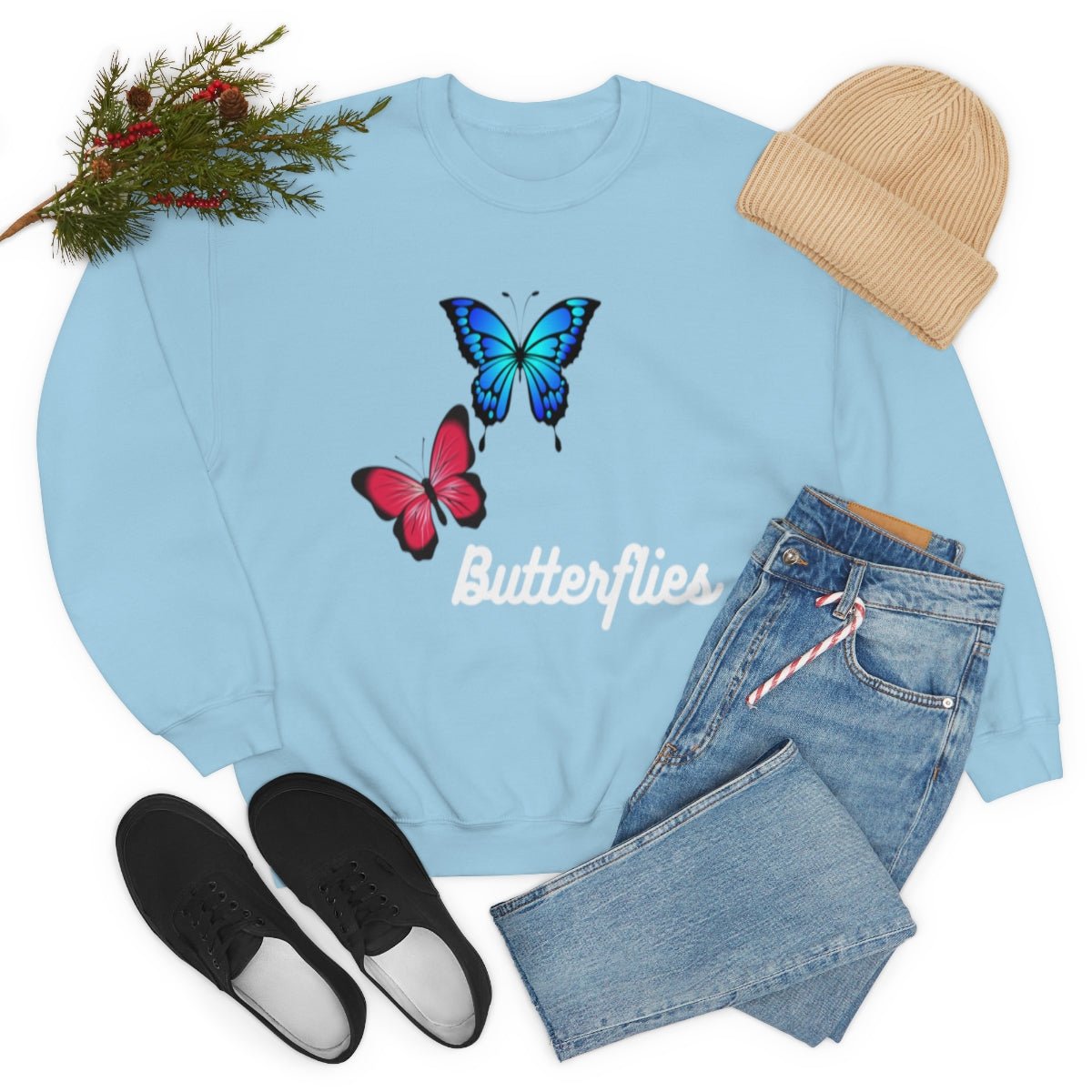 Butterflies | Crewneck Sweatshirt - Totally Bri LLC