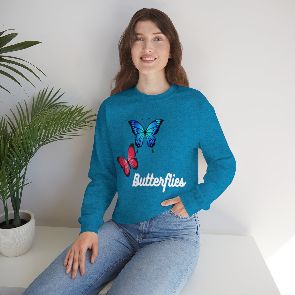 Butterflies | Crewneck Sweatshirt - Totally Bri LLC