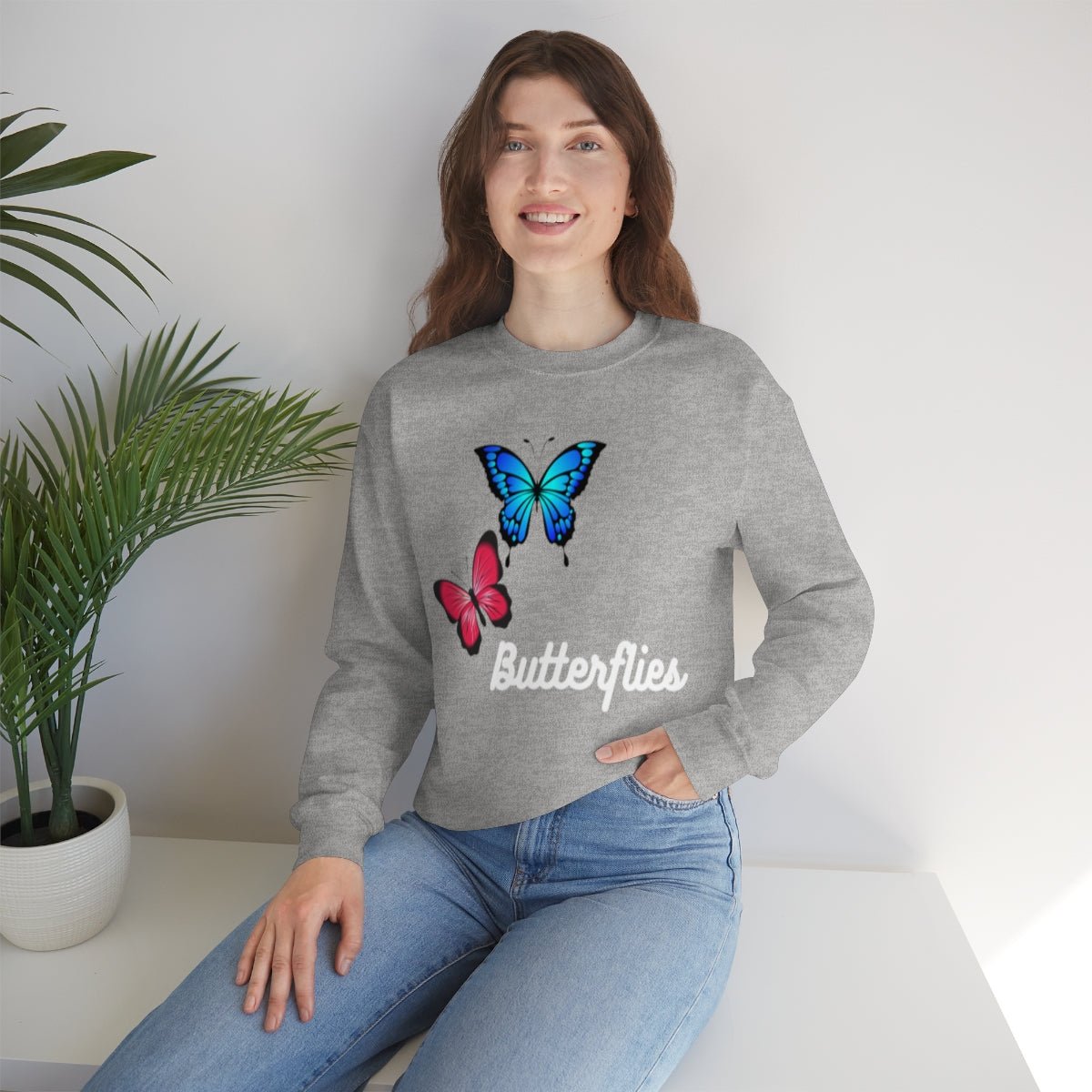 Butterflies | Crewneck Sweatshirt - Totally Bri LLC