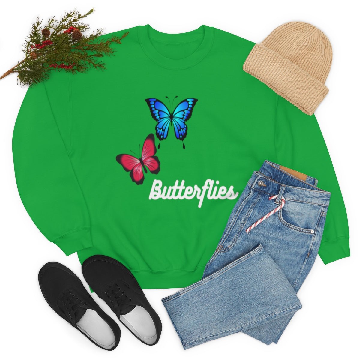 Butterflies | Crewneck Sweatshirt - Totally Bri LLC