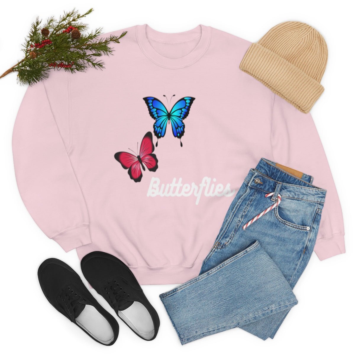 Butterflies | Crewneck Sweatshirt - Totally Bri LLC