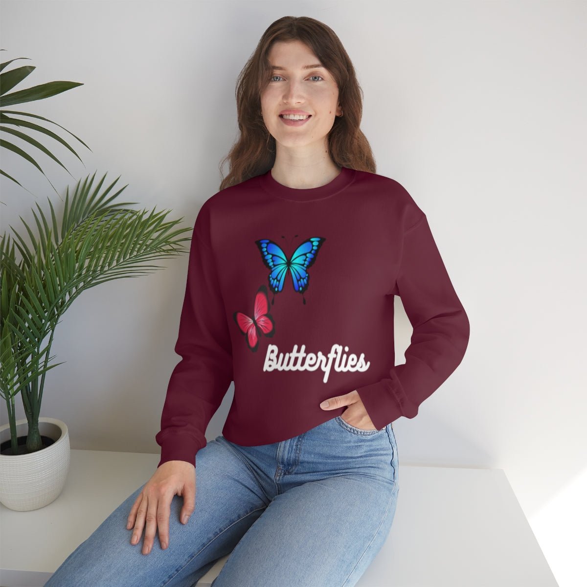 Butterflies | Crewneck Sweatshirt - Totally Bri LLC