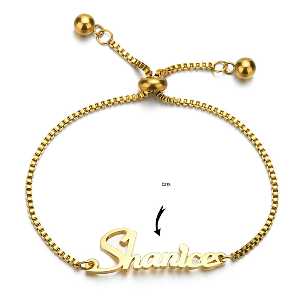 Customizable Name Stainless Steel Bracelet Personalized Gift  - Totally Bri LLC