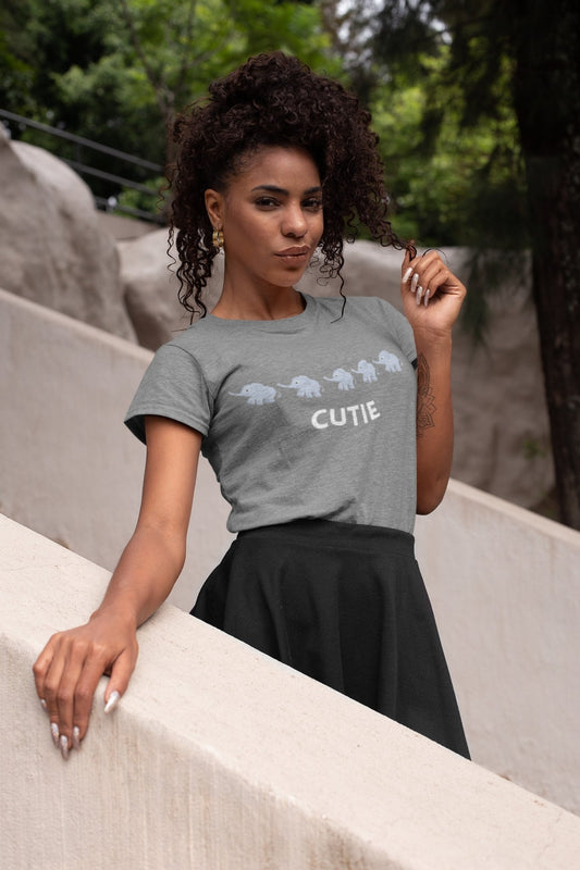 Cutie Elephants | Cotton T-Shirts - Totally Bri LLC