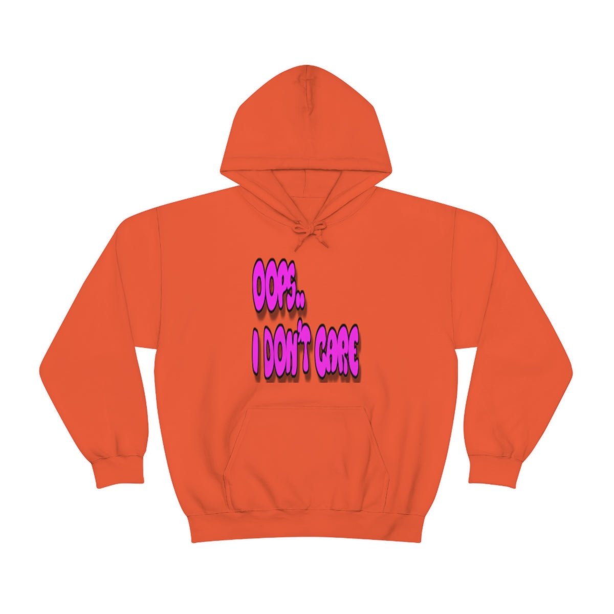 Don't Care | Pink Print | Unisex Hoodie - Totally Bri LLC