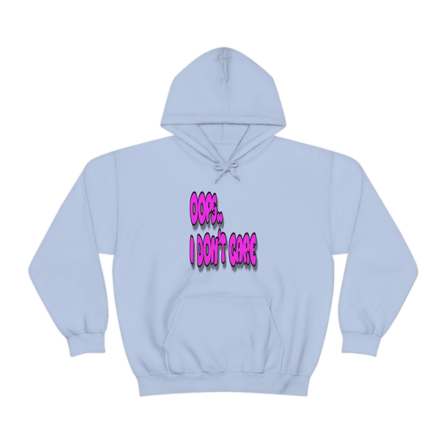 Don't Care | Pink Print | Unisex Hoodie - Totally Bri LLC