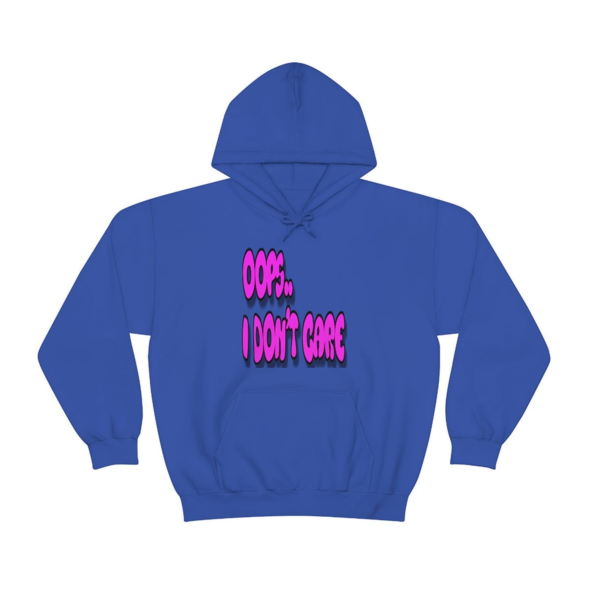 Don't Care | Pink Print | Unisex Hoodie - Totally Bri LLC