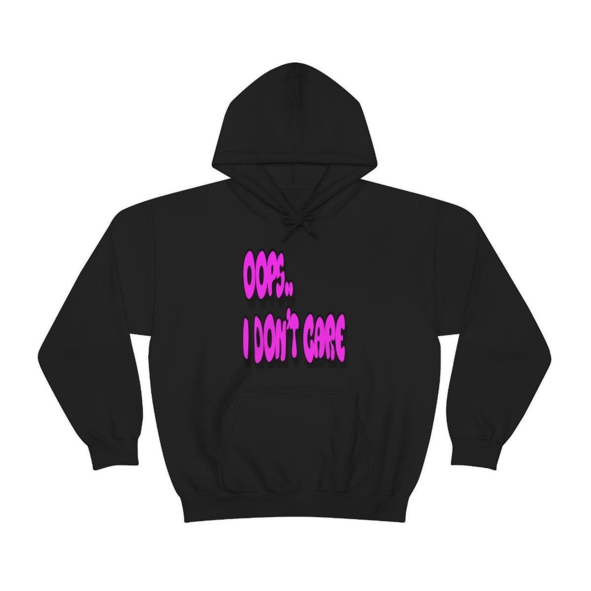 Don't Care | Pink Print | Unisex Hoodie - Totally Bri LLC