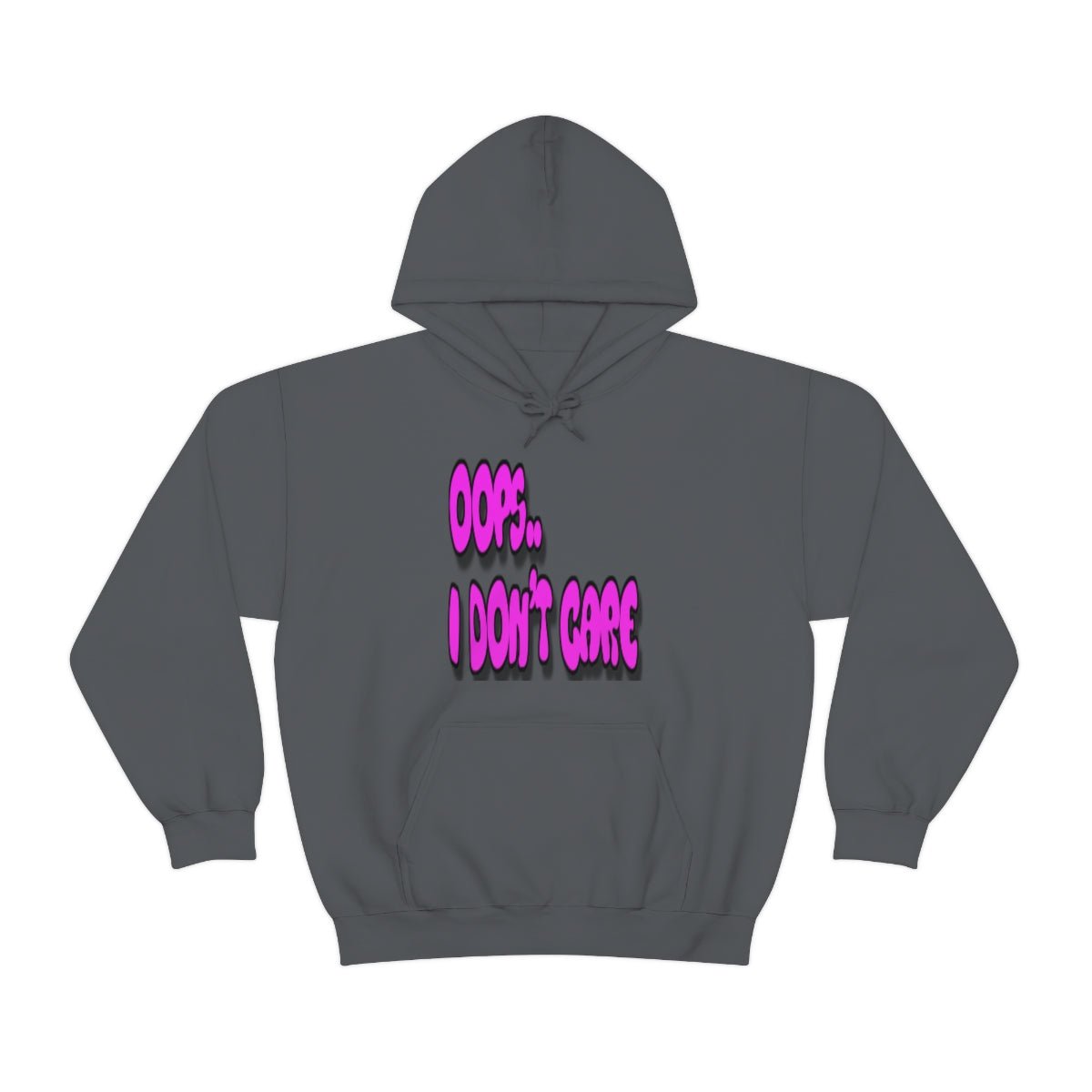 Don't Care | Pink Print | Unisex Hoodie - Totally Bri LLC