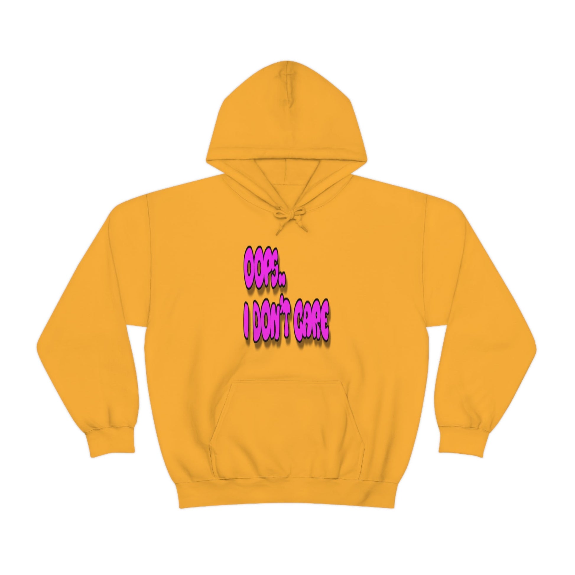 Don't Care | Pink Print | Unisex Hoodie - Totally Bri LLC