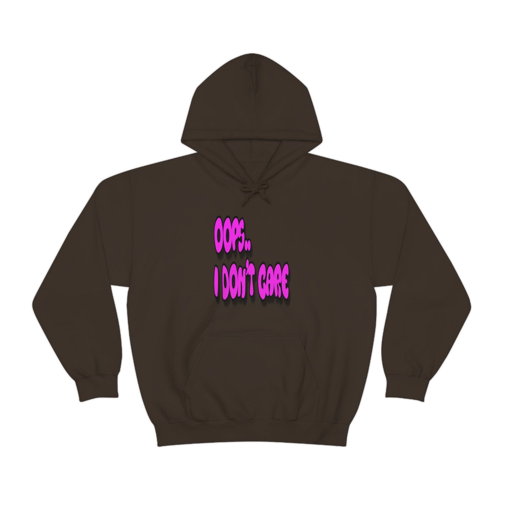 Don't Care | Pink Print | Unisex Hoodie - Totally Bri LLC