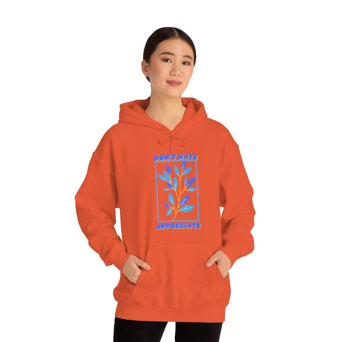 Don't Hate Appreciate | Blue Print | Unisex Hoodie - Totally Bri LLC