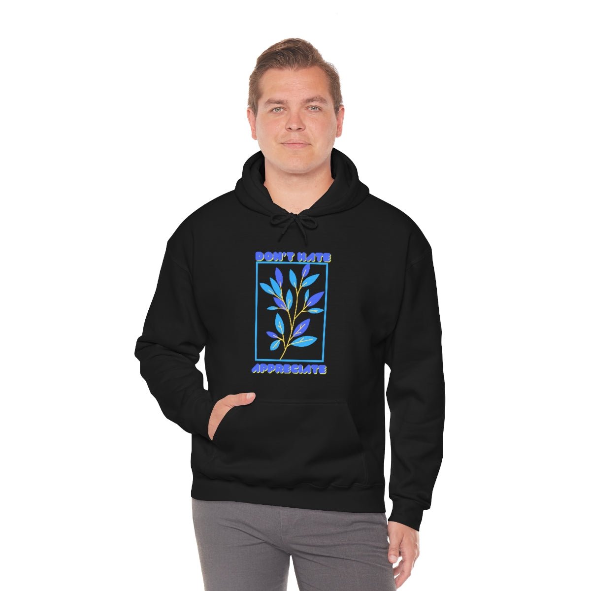 Don't Hate Appreciate | Blue Print | Unisex Hoodie - Totally Bri LLC