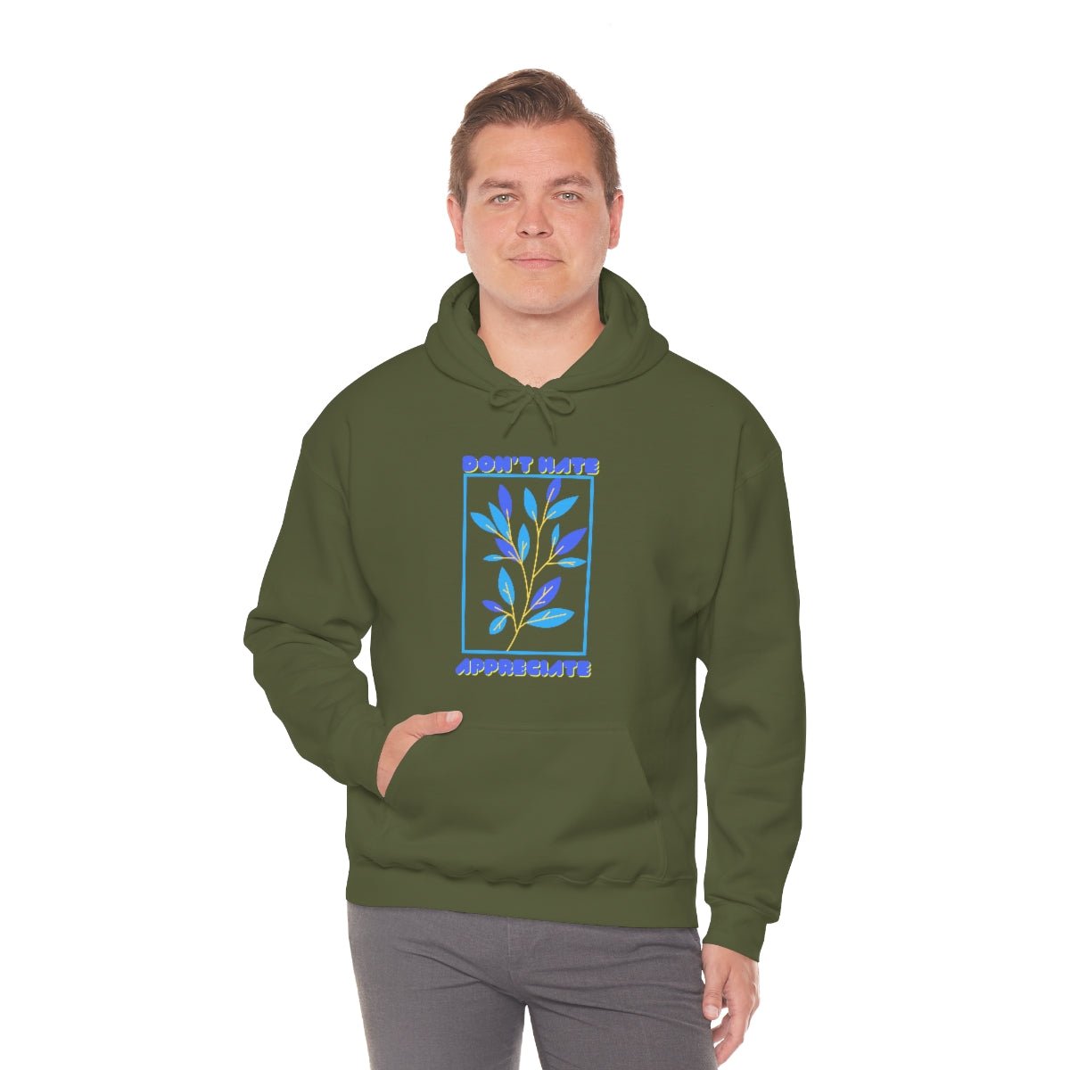 Don't Hate Appreciate | Blue Print | Unisex Hoodie - Totally Bri LLC