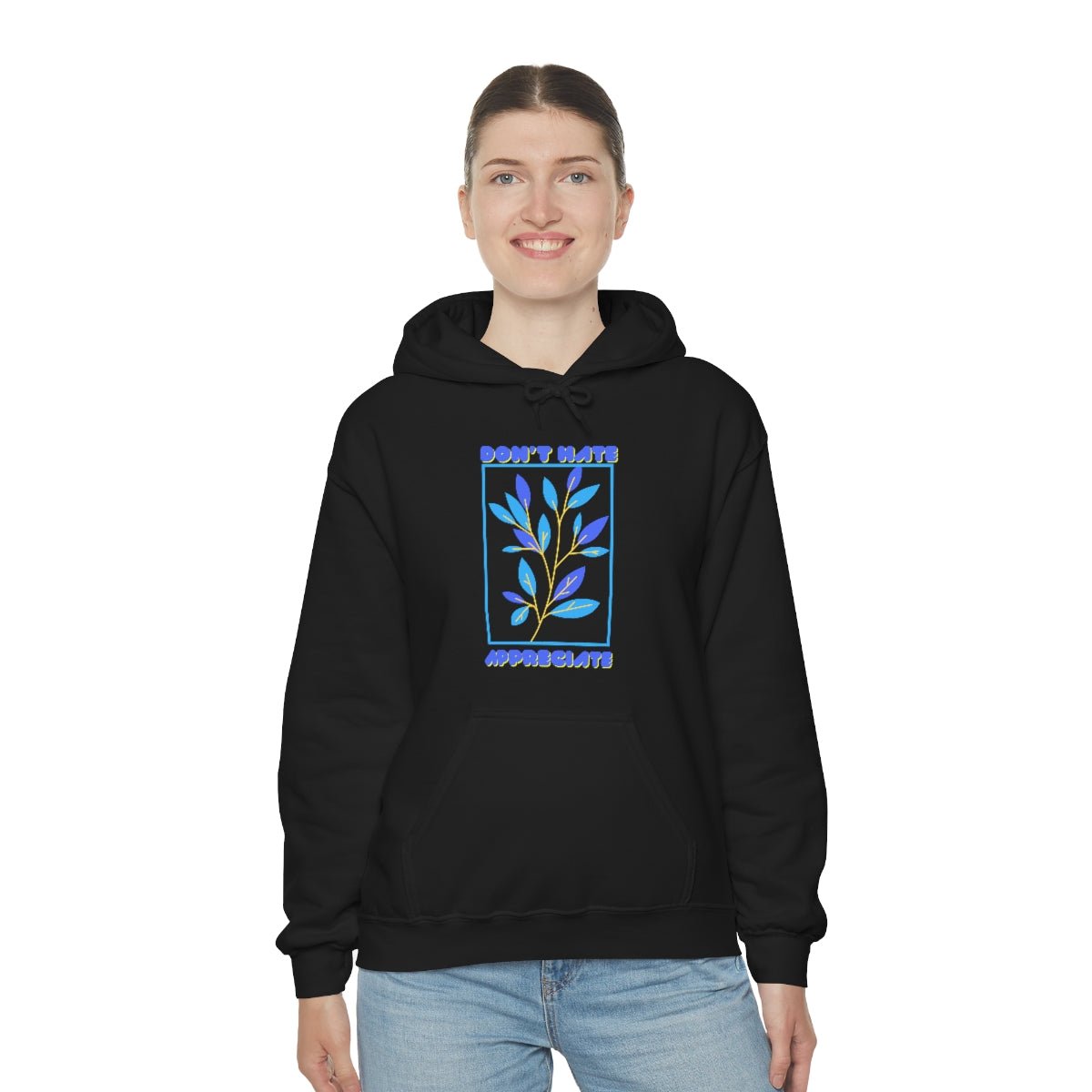 Don't Hate Appreciate | Blue Print | Unisex Hoodie - Totally Bri LLC