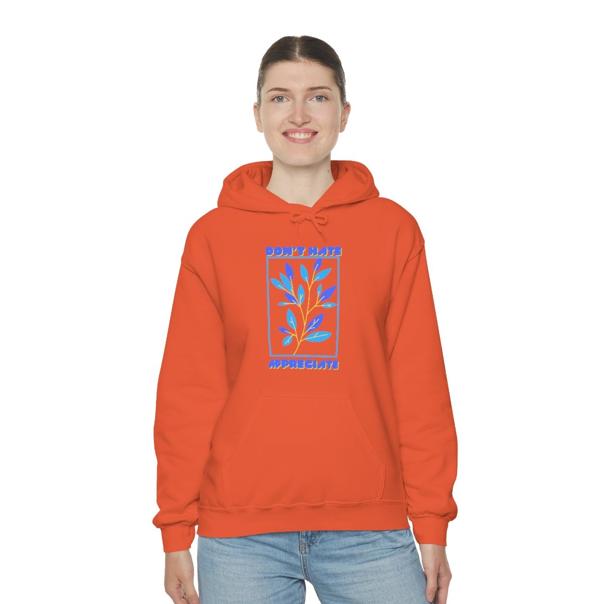 Don't Hate Appreciate | Blue Print | Unisex Hoodie - Totally Bri LLC