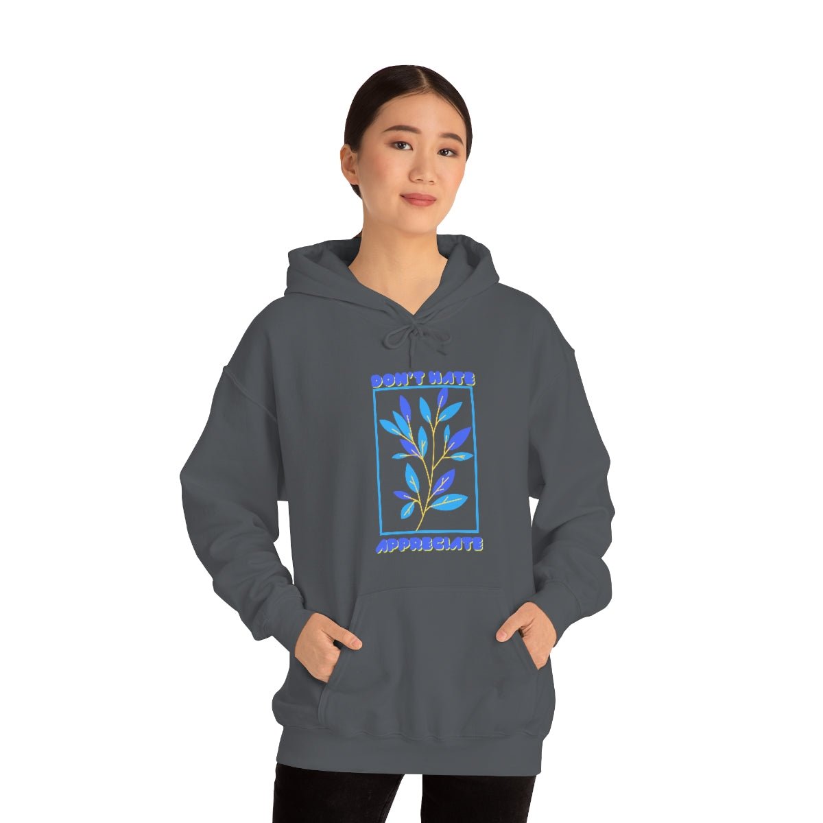 Don't Hate Appreciate | Blue Print | Unisex Hoodie - Totally Bri LLC