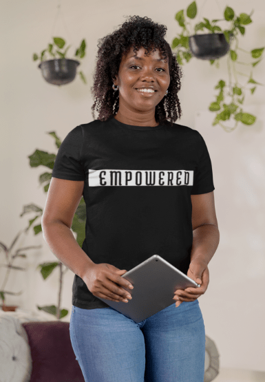 Empowered | Cotton Tee - Totally Bri LLC