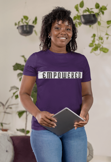 Empowered | Cotton Tee - Totally Bri LLC