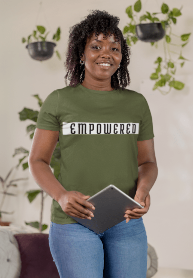 Empowered | Cotton Tee - Totally Bri LLC