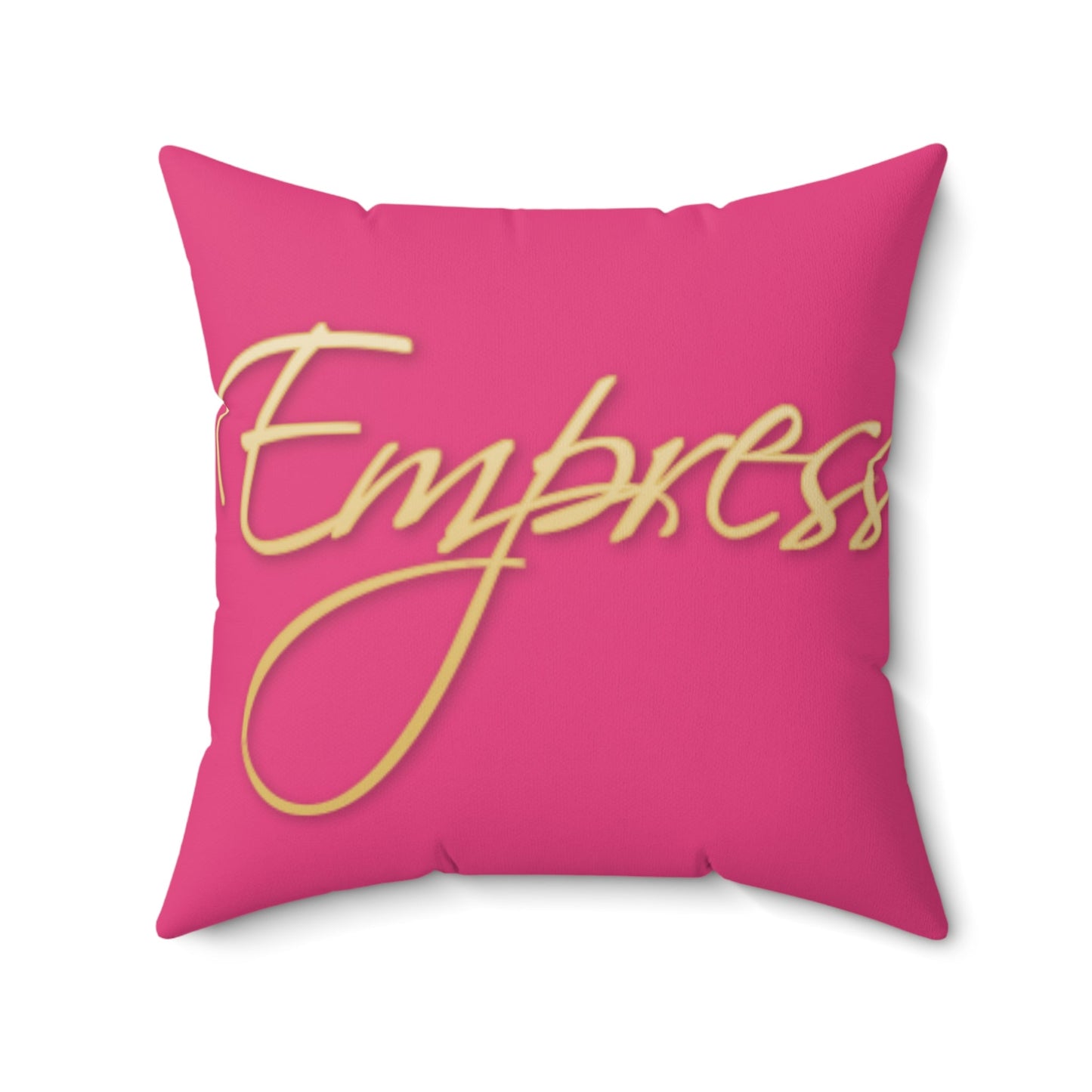 Empress| Plain | Square Pillow | Pink - Totally Bri LLC