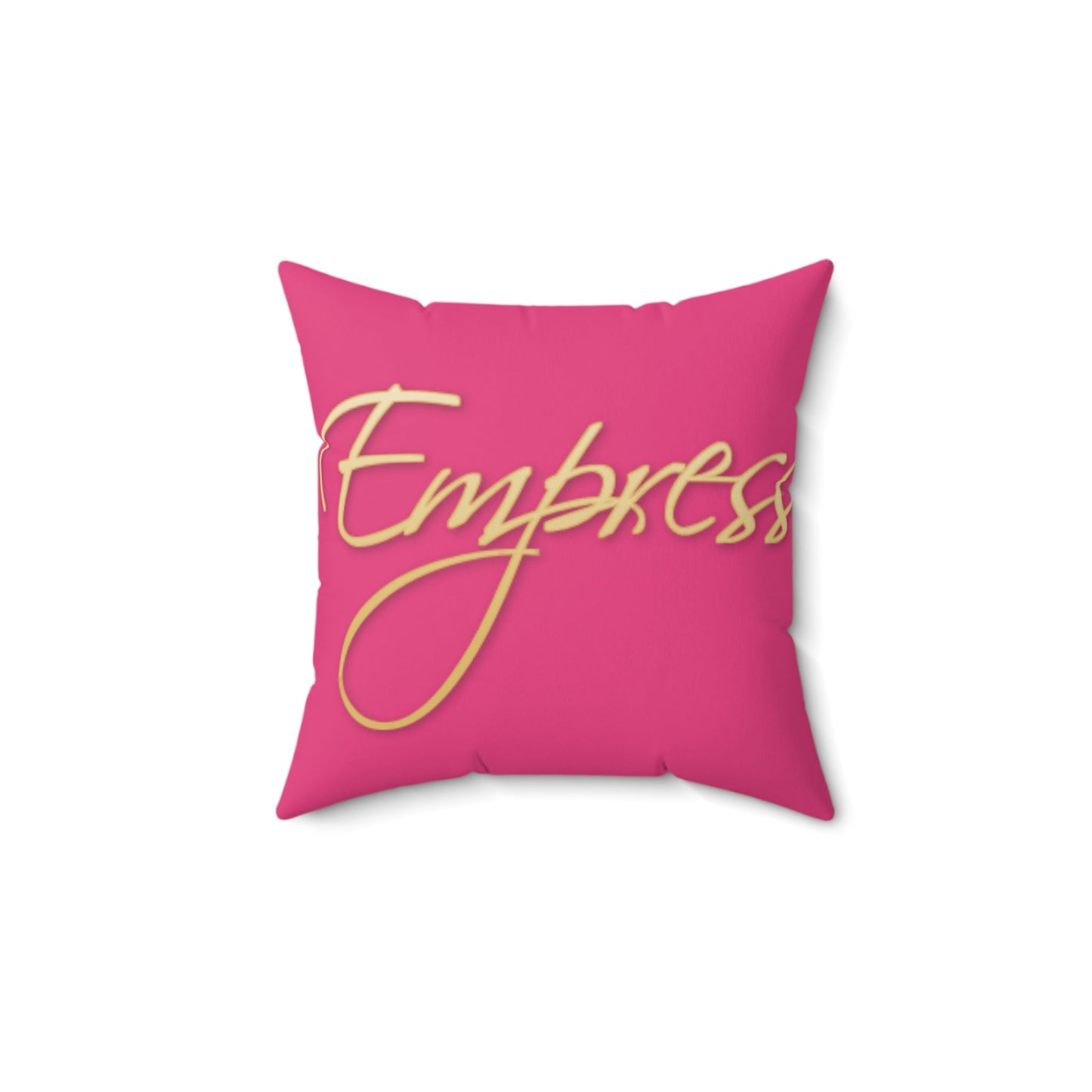 Empress| Plain | Square Pillow | Pink - Totally Bri LLC