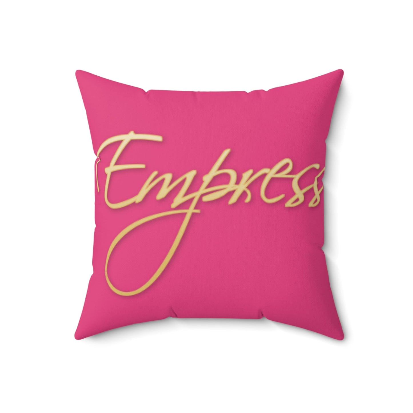 Empress| Plain | Square Pillow | Pink - Totally Bri LLC