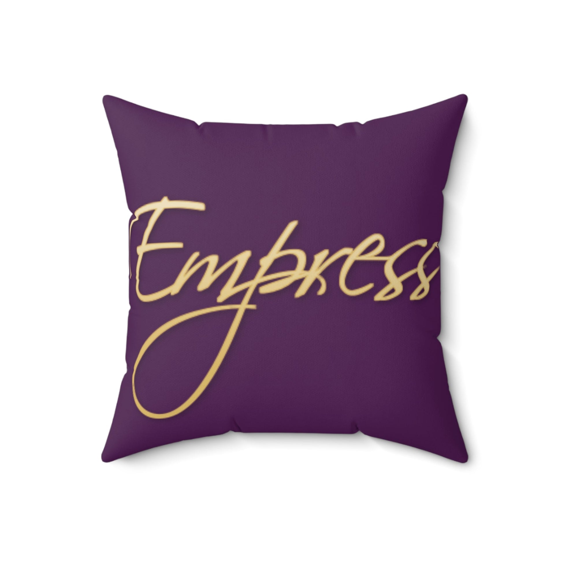 Empress| Plain | Square Pillow | Purple - Totally Bri LLC