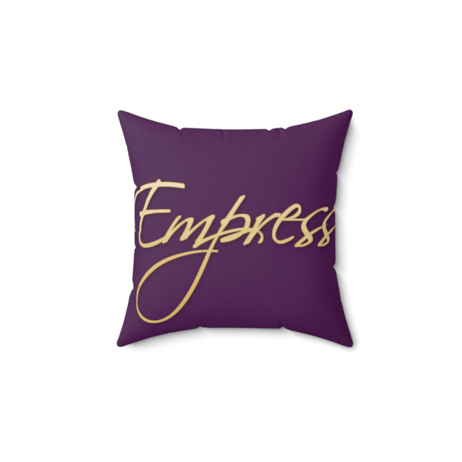 Empress| Plain | Square Pillow | Purple - Totally Bri LLC