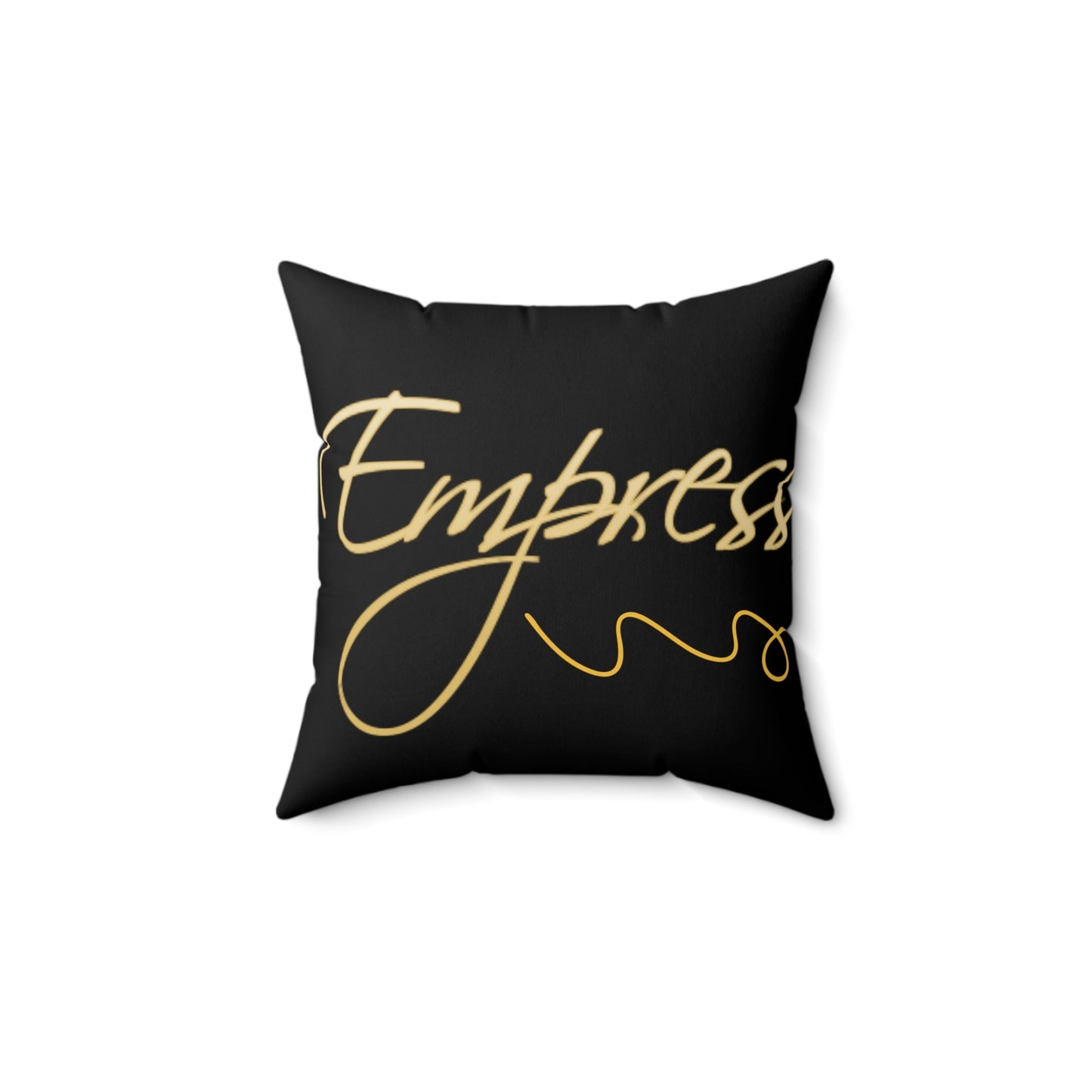 Empress | Square Pillow | Black - Totally Bri LLC