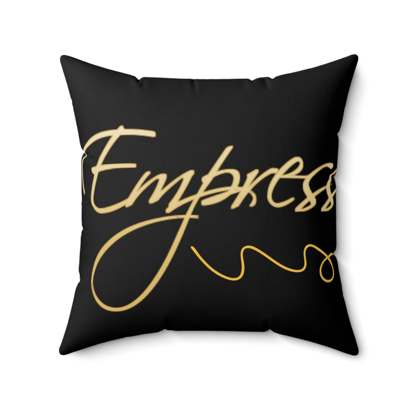 Empress | Square Pillow | Black - Totally Bri LLC