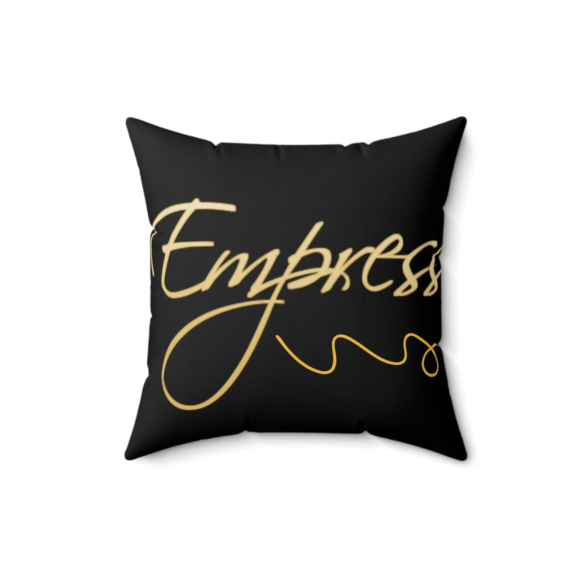 Empress | Square Pillow | Black - Totally Bri LLC