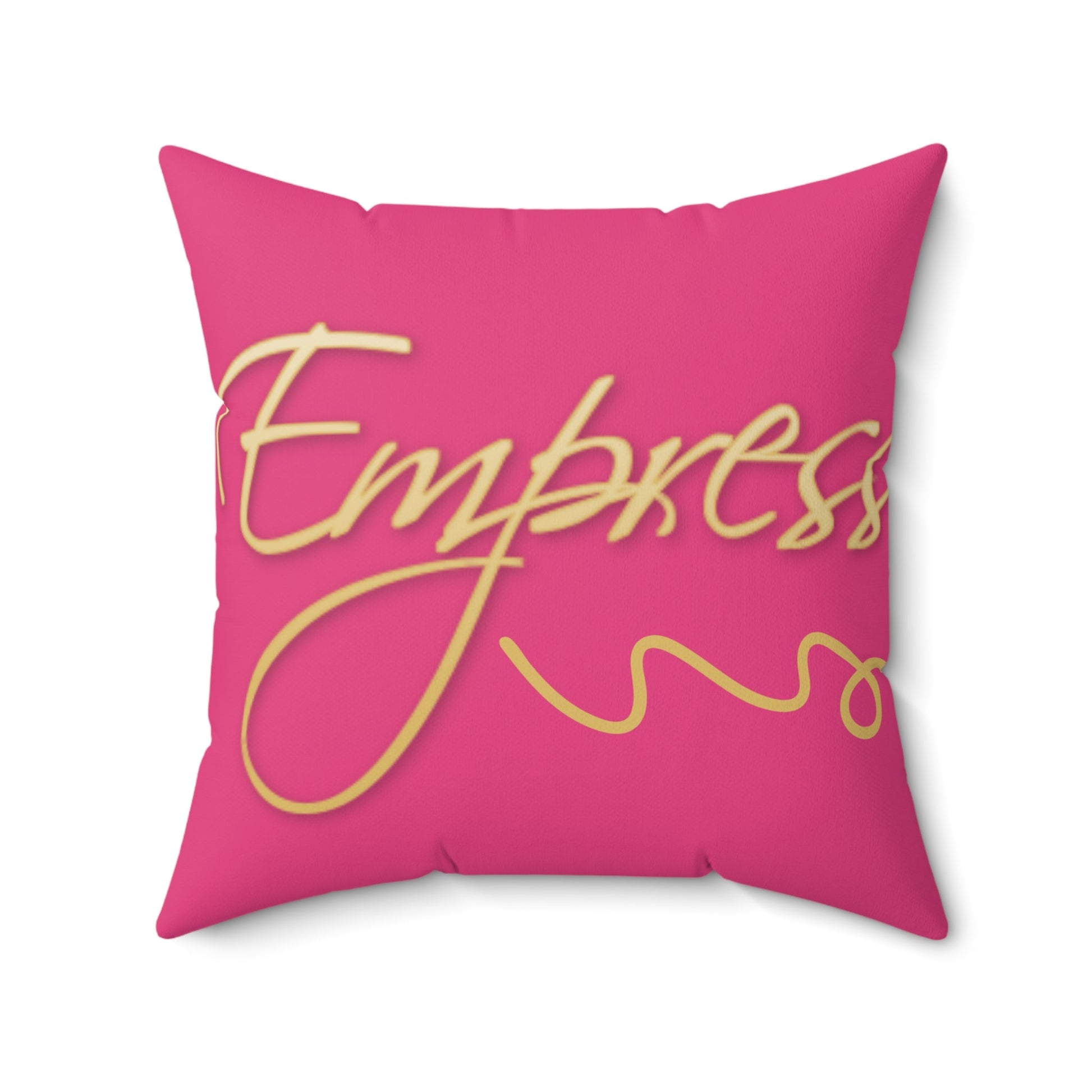 Empress | Square Pillow | Pink - Totally Bri LLC