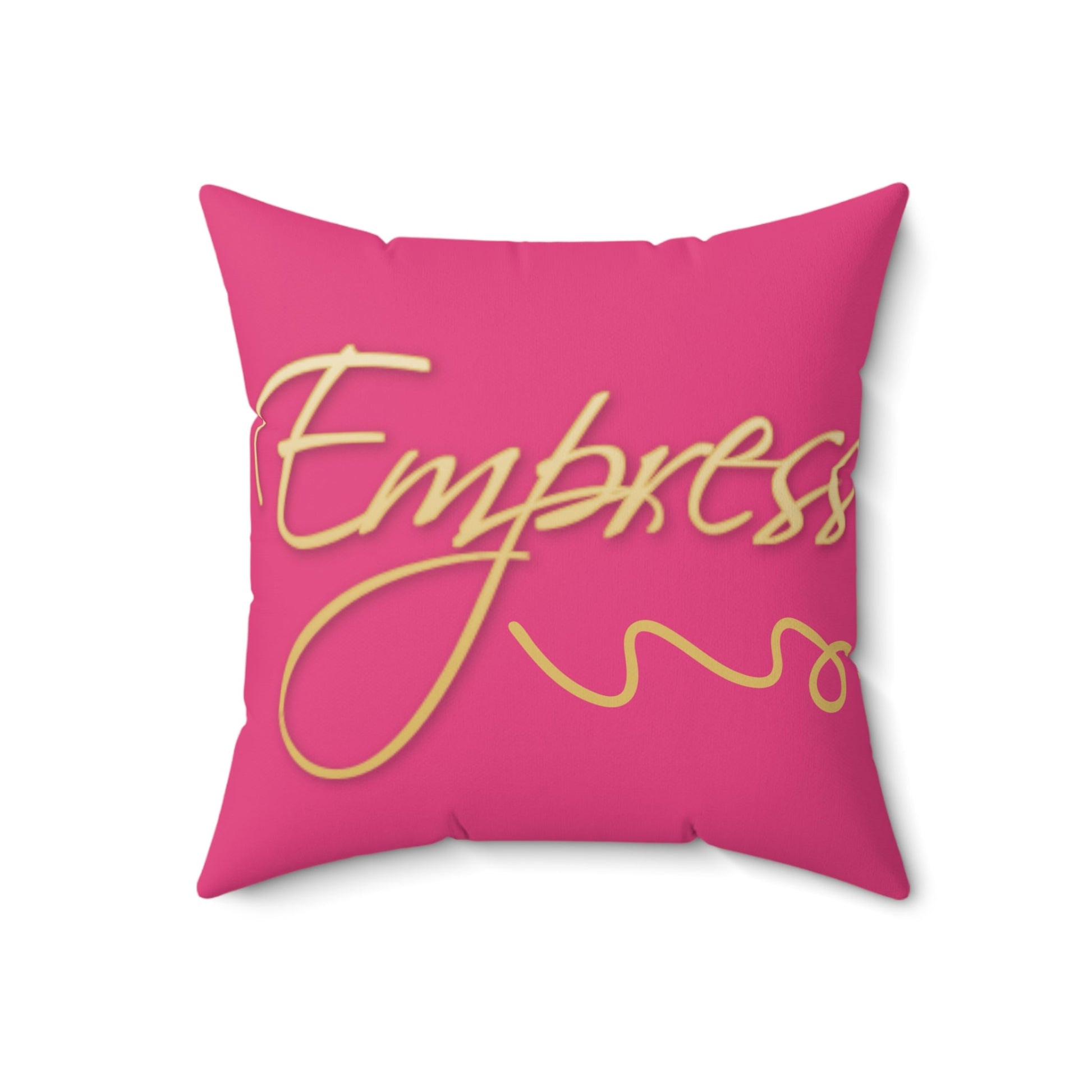 Empress | Square Pillow | Pink - Totally Bri LLC