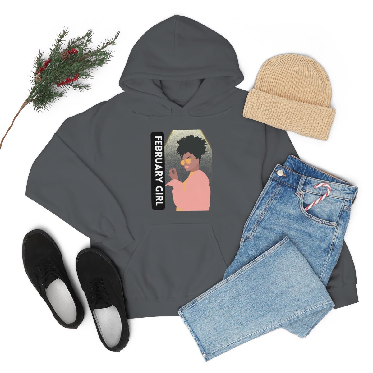 February Girl | Unisex Hoodie - Totally Bri LLC