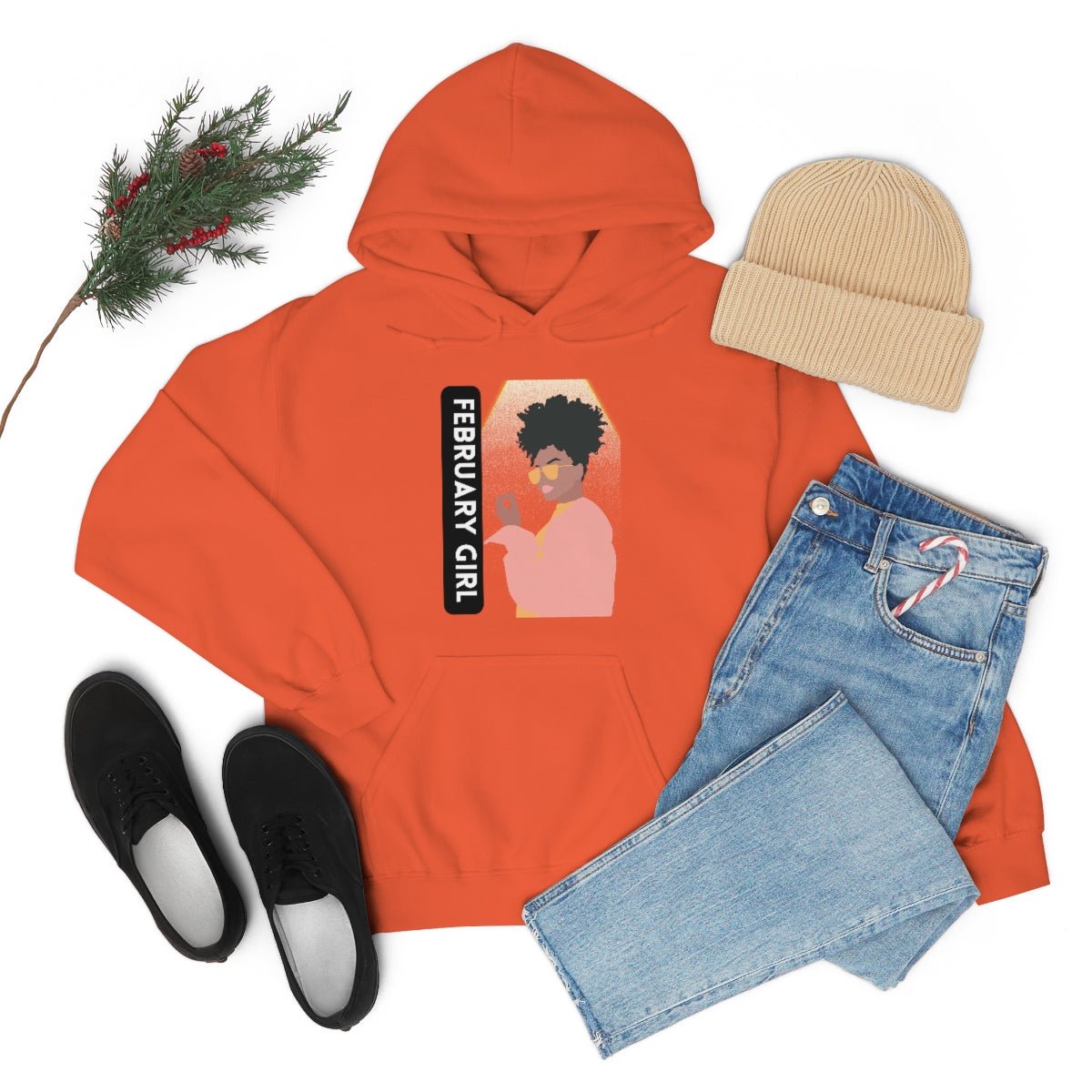 February Girl | Unisex Hoodie - Totally Bri LLC