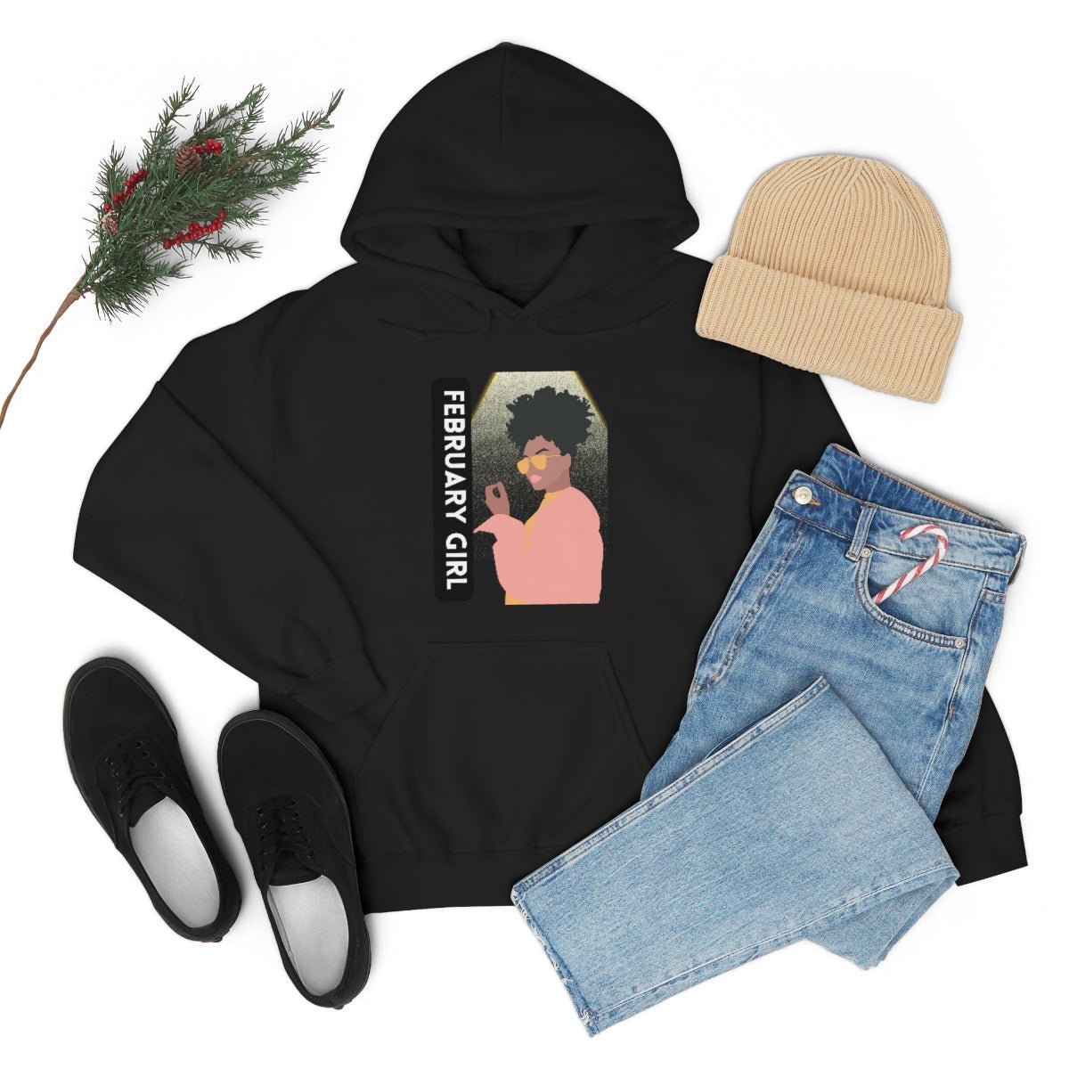 February Girl | Unisex Hoodie - Totally Bri LLC