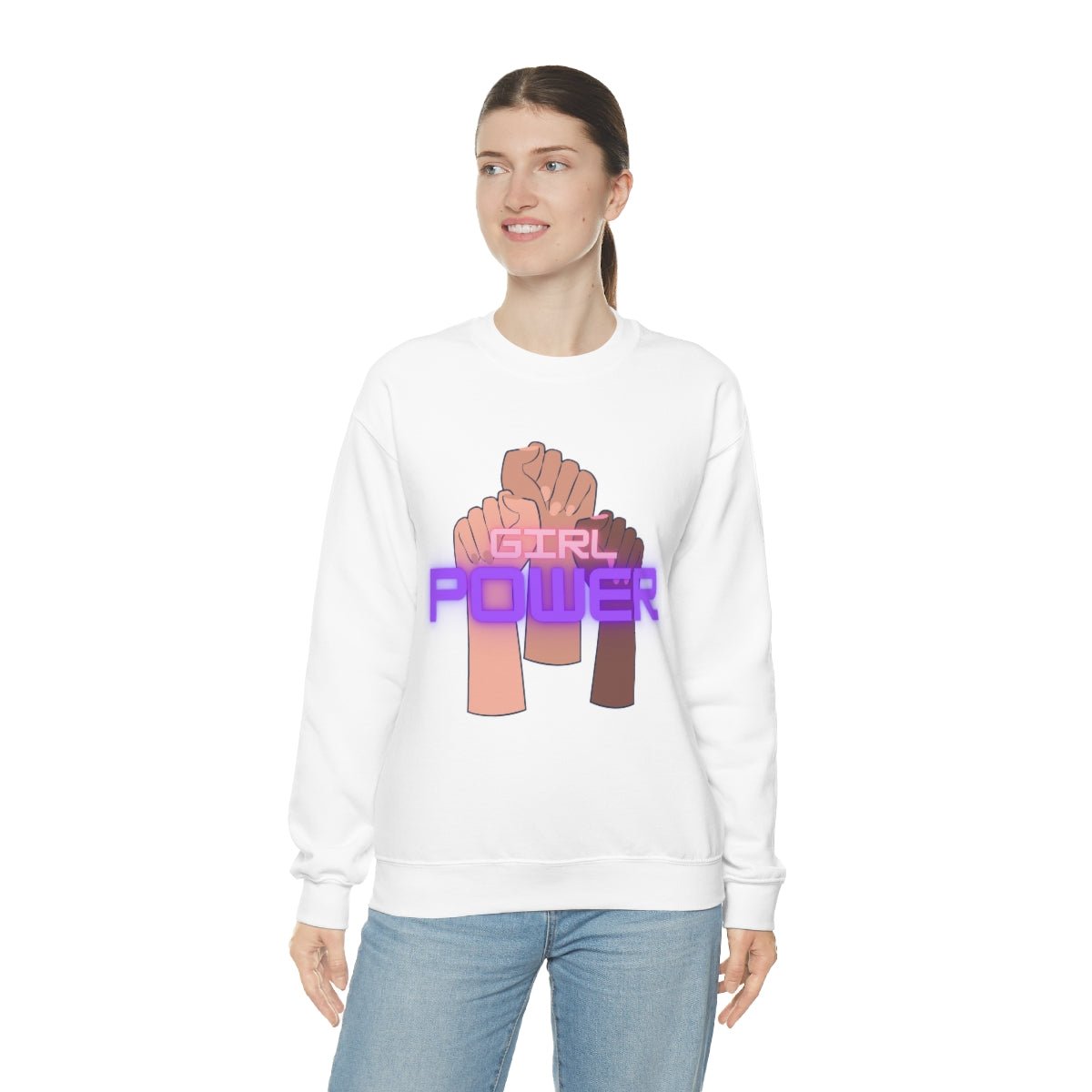 Girl Power | Crewneck Sweatshirt - Totally Bri LLC