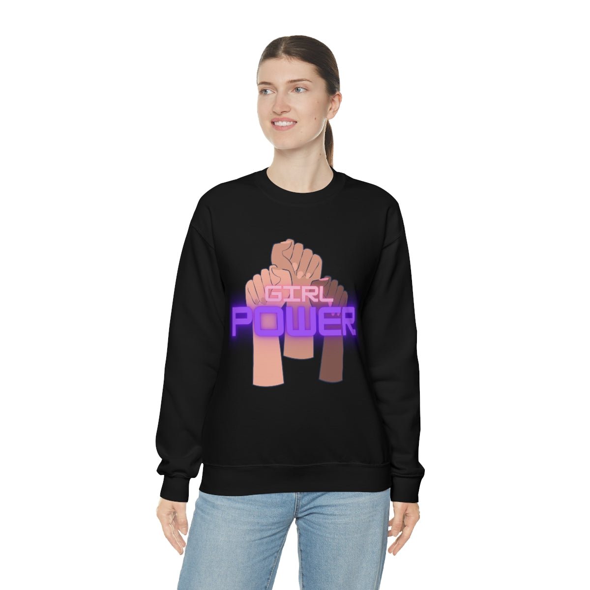 Girl Power | Crewneck Sweatshirt - Totally Bri LLC