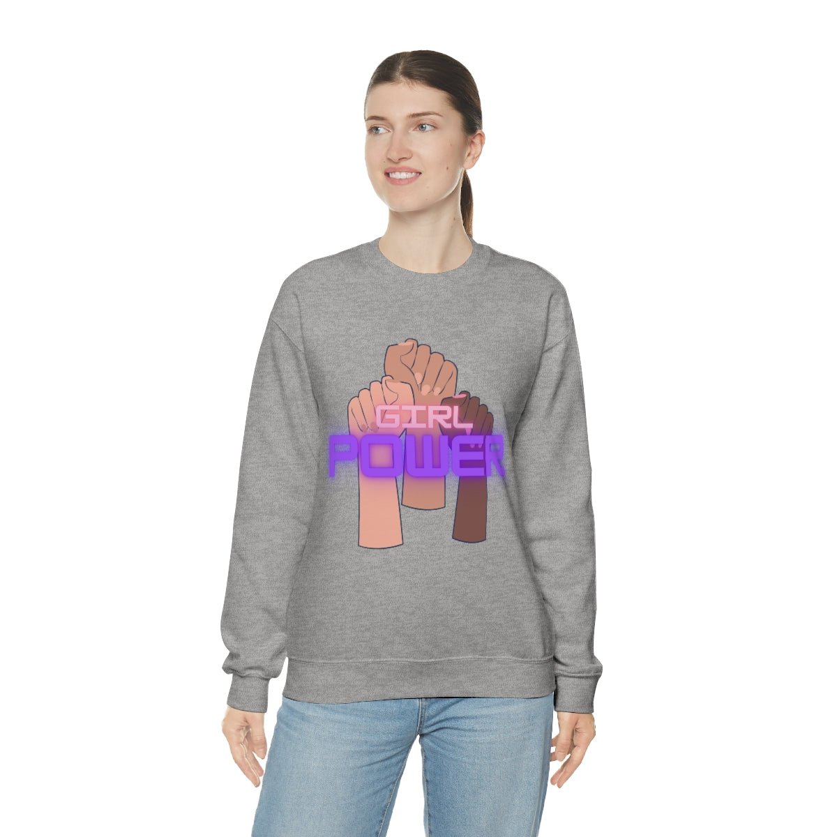 Girl Power | Crewneck Sweatshirt - Totally Bri LLC