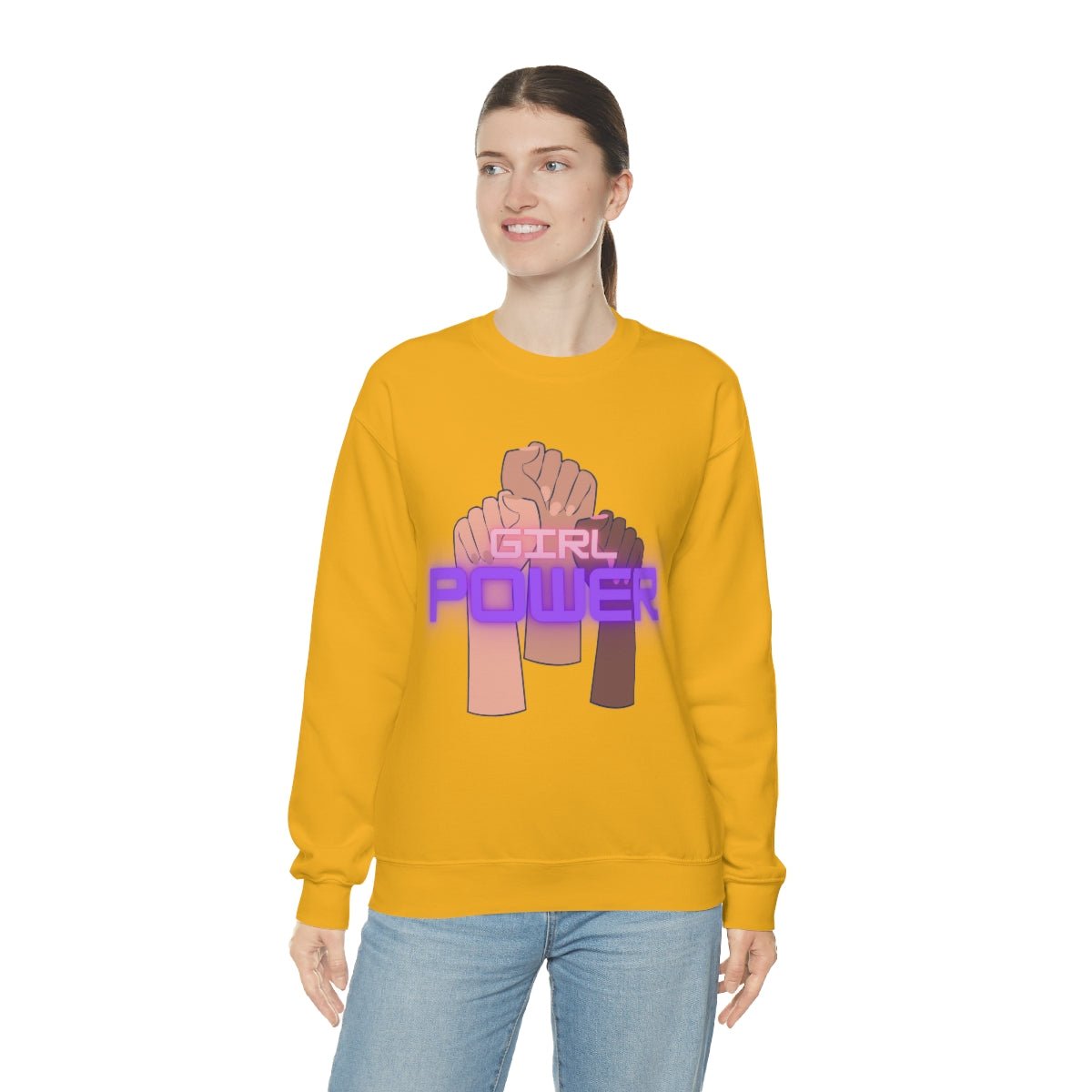 Girl Power | Crewneck Sweatshirt - Totally Bri LLC