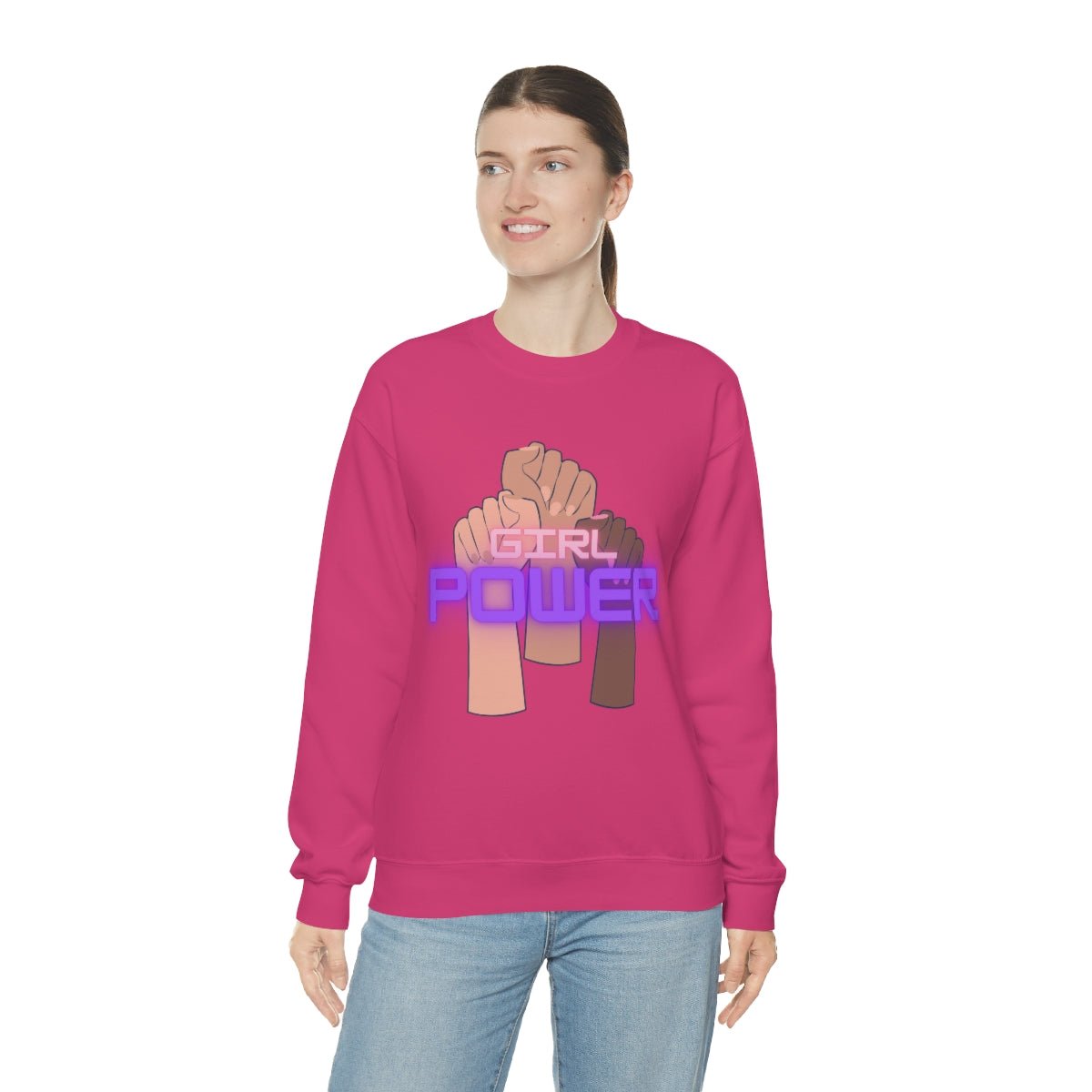 Girl Power | Crewneck Sweatshirt - Totally Bri LLC