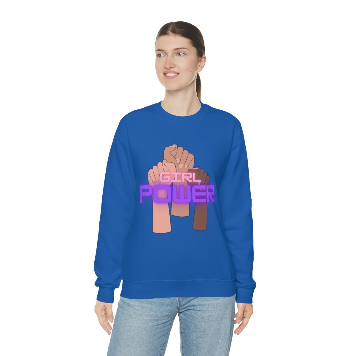 Girl Power | Crewneck Sweatshirt - Totally Bri LLC