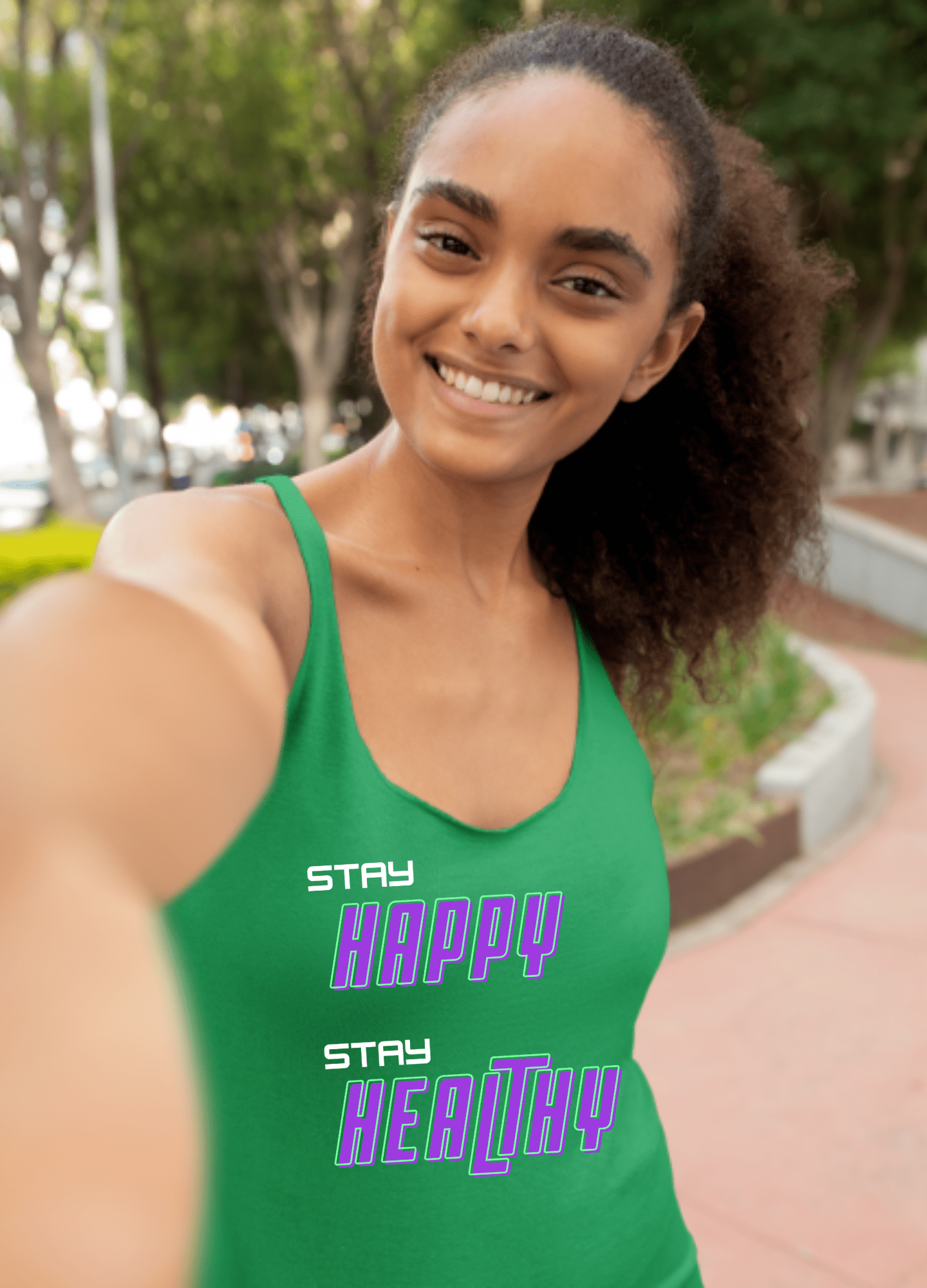 Happy and Healthy | Tank Top - Totally Bri LLC